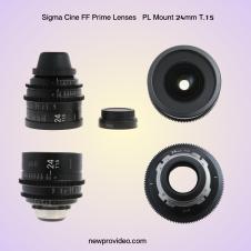 Sigma Cine FF Prime Lenses  PL Mount 20,24,35,50 & 85mm 