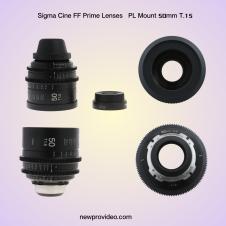 Sigma Cine FF Prime Lenses  PL Mount 20,24,35,50 & 85mm 