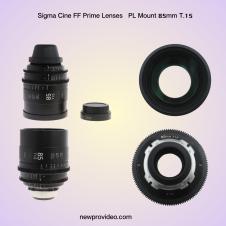 Sigma Cine FF Prime Lenses  PL Mount 20,24,35,50 & 85mm 