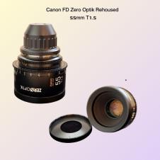 Canon FD Zero Optik Rehoused Set of 8 20,24,28,35,55,85,100 &135mm PL Mount Canon FD Zero Optik Rehoused Set of 8 20,24,28,35,55,85,100 &135mm PL Mount