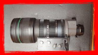 Canon J33x11 Lens with Full-Servo Controls, Sled and Case