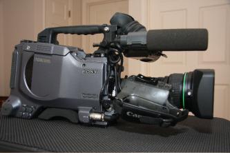 Sony PDW-530 SD XDCam Camcorder w/ Canon J14a x 8.5B4IRS Lens