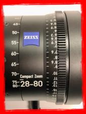 SOLD! ZEISS 28-80mm T2.9 Compact Zoom CZ.2 Lens (PL Mount)