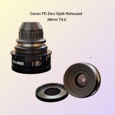 Canon FD 8-Lens Set 20,24,28,35,50,85,100 & 135 Rehoused by Zero Optik  PL Mount  FF