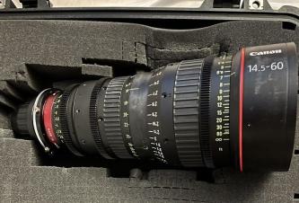 SOLD! Canon CN-E 14.5-60mm T2.6 L SP Cinema Zoom Lens with PL Mount