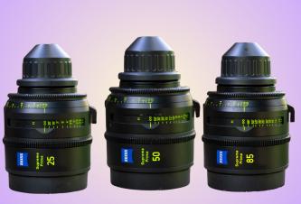 Zeiss Supreme Prime FF Lens Set 25, 50, 85mm 