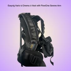 Easyrig Vario 5 Cinema 3 Vest Flow Cine Serene Arm   