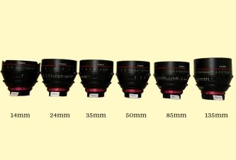 Canon CN-E Set of 6 FF Prime Lens 14,24,35,50,85 & 135 EF Mount