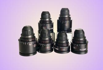 Canon FD Lens Set of 6 Rehoused by Zero Optik  Lenses