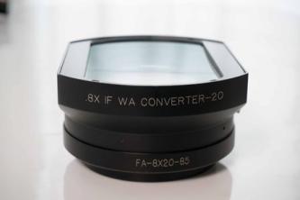 Fujinon HA18x7.6BERD-S48 Hi Def. ENG Lens with Zoom Control & Wide Angle Adptr.