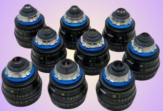 ARRI Ultra Super16 Set of 9 6, 8, 9.5, 12, 14, 18, 25, 35, & 50mm