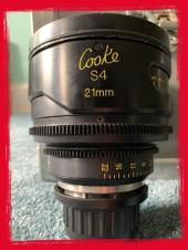 SOLD! Cooke S4 PL Mount T2.8 Cine Prime Lens Set 14,21,27,40,65,135mm