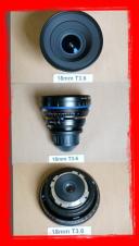 SOLD! Zeiss CP1 Prime Lenses 18mm,28mm,35mm,50mm & 85mm  Full Frame PL Mount with & Zacuto Follow Focus