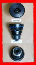SOLD! Zeiss CP1 Prime Lenses 18mm,28mm,35mm,50mm & 85mm  Full Frame PL Mount with & Zacuto Follow Focus
