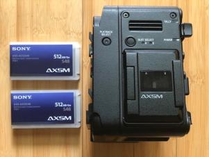 Sony AXS-R7 Ext. 4K RAW Recorder w/ S48 Cards & Reader
