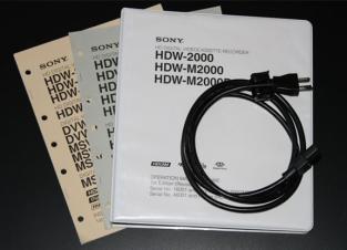Sony HDW-2000 HDCam Recorder/Player