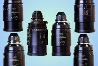 Cooke Anamorphic/i  S35 Set of 6 Lenses 25mm 2x, 32mm 2x,40mm 2x, 50mm 2x, 75mm 2x & 100mm 2x