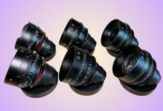 Canon Sumire Primes Set of 6 14,20,24,35,50,85mm