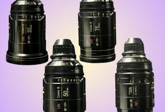 Cooke Anamorphic/i 1.8 FF SF Prime Lens Set of 4 32,50,75,100mm 