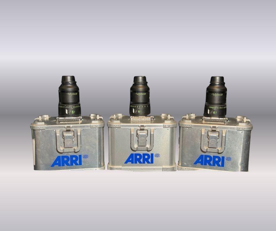 ARRI Signature Prime Set of 3 25,40 & 125mm PL Mount