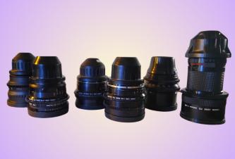 Canon FD Rehoused Set of 6 14, 24, 55, 85, 135, 200mm