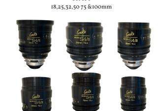 Cooke Mini S4i lenses 18,25,32,50,75 &100mm 