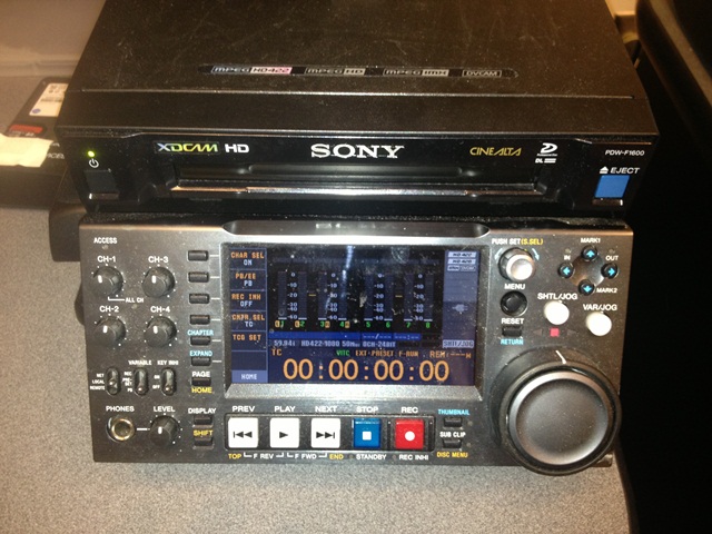 Sony PDW-F1600 XDCAM HD Player/Recorder